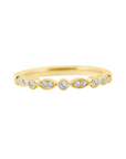yellow gold ring with diamonds