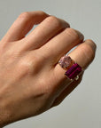Toi Et Moi Pink Ring