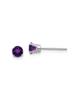 Amethyst Stud Earrings