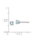 Aquamarine Stud Earrings