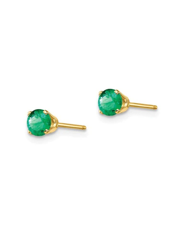 Emerald Stud Earrings