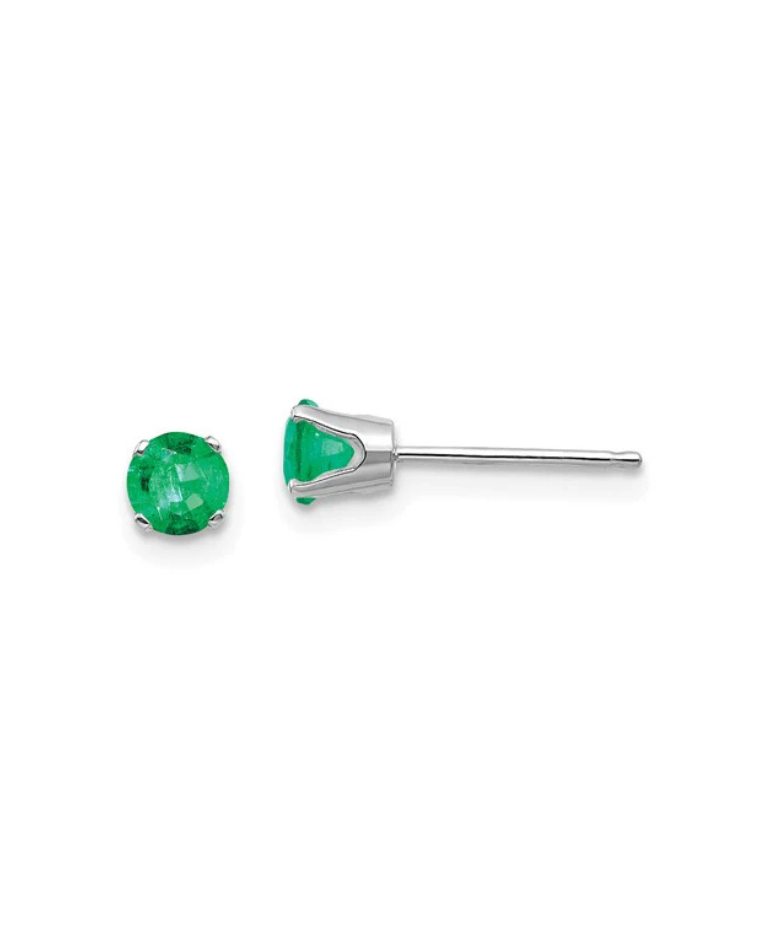 Emerald Stud Earrings