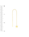 Star Threader Earrings