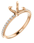 Cecelie Solitaire Diamond Wedding Set - Rings