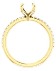 Cecelie Solitaire Diamond Wedding Set - Rings