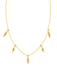 Gold Marquise Diamond Necklace - Necklace