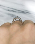 Double Halo Engagement Ring - Engagement Rings