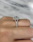 Double Halo Engagement Ring - Engagement Rings
