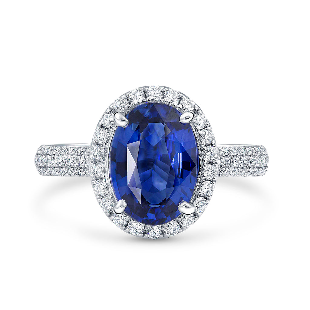 Blue sapphire ring princess sale diana