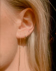 Straight Laced Threader Earrings - Earrings