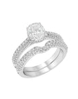 Oval Solitaire Diamond Ring - Rings