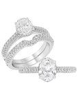 Oval Solitaire Diamond Ring - Rings