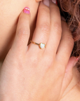 Australian Opal Heart Ring - Rings