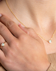 Australian Heart Opal Necklace - Necklaces