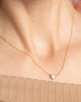 Australian Heart Opal Necklace - Necklaces