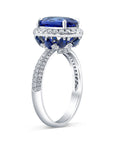 Blue Sapphire Engagement Ring | Princess Diana Inspired by The Jewel Princess - Rings