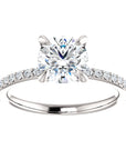Cecelie Solitaire Diamond Wedding Set - Rings
