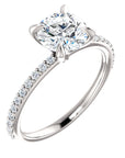 Cecelie Solitaire Diamond Wedding Set - Rings