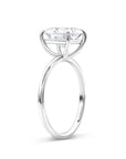 2.30 Carat Princess Solitaire Moissanite Ring - Rings