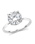 4 Prong Round Solitaire Engagement Ring - Rings