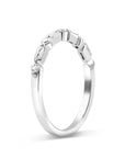 Baguette Single Shared Prong Ring - Rings
