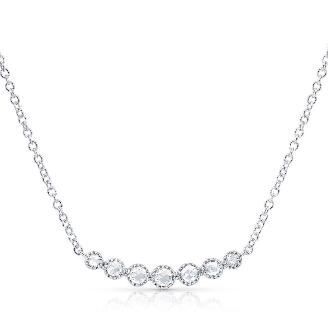 Jennifer Rose Cut Diamond Necklace - Necklace