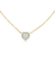 Australian Heart Opal Necklace - Necklaces