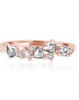 Rose Cut Cluster Band - Rings