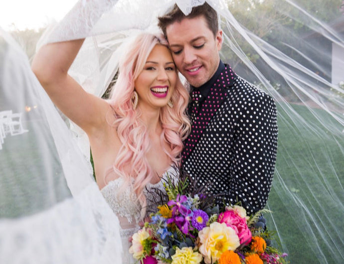 Annalee & JD Scott's Colorful Love, Wedding & Ring