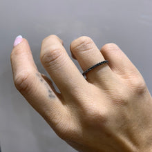 Black Diamond Eternity Ring - Rings