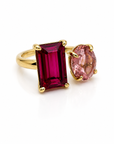 Toi Et Moi Pink Ring