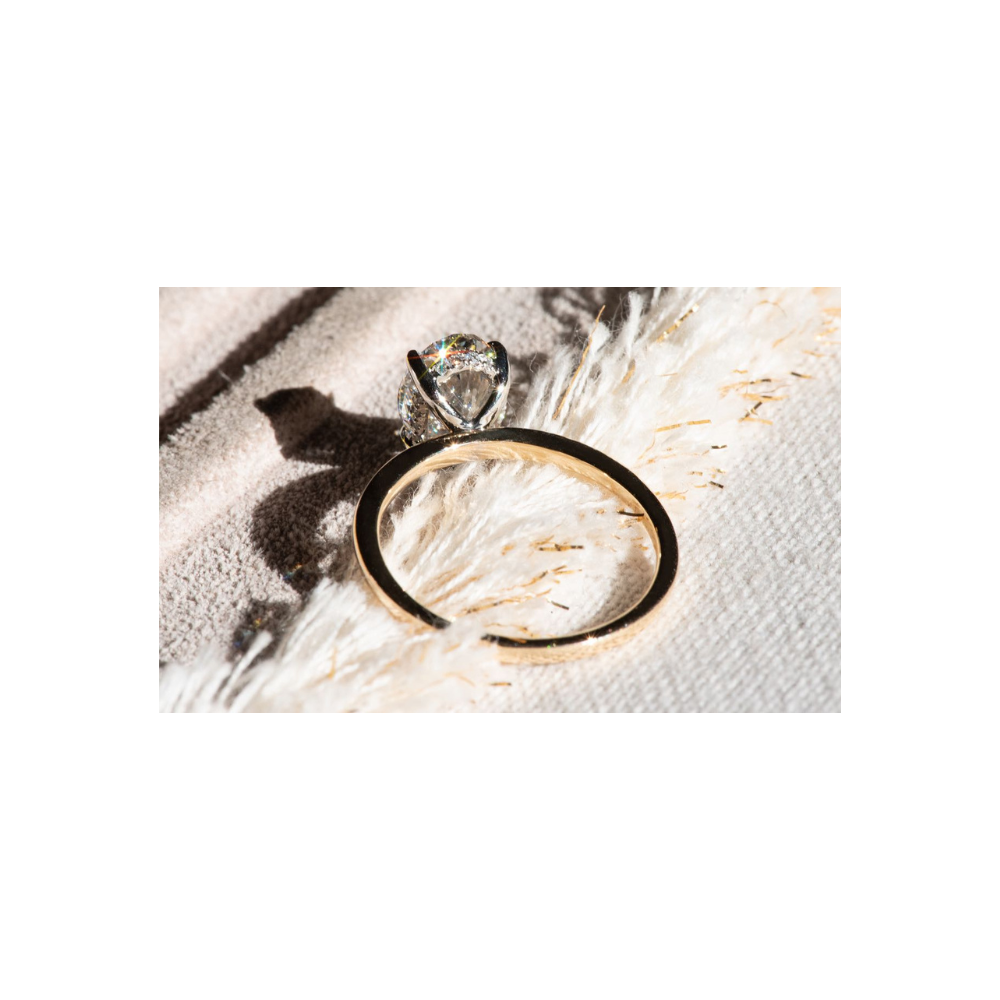 classic diamond solitaire ring hidden halo