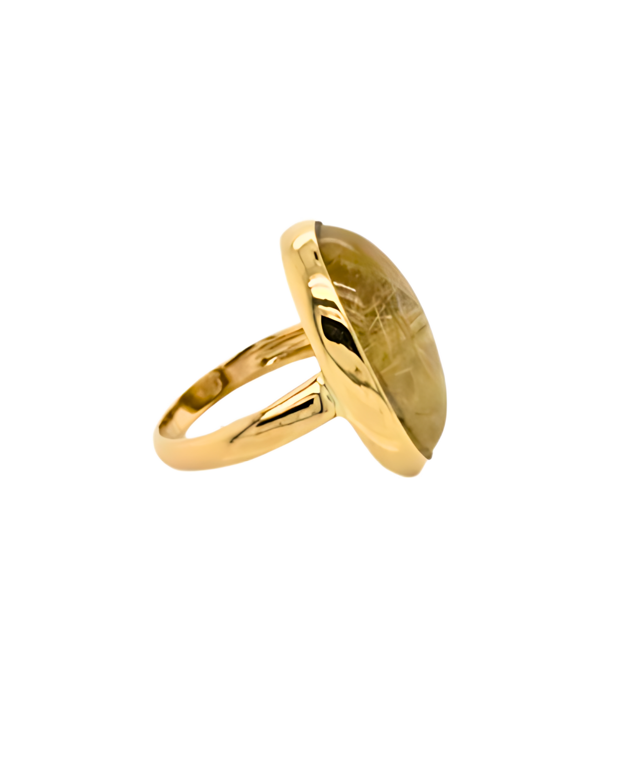 Rutilated Quartz Ring