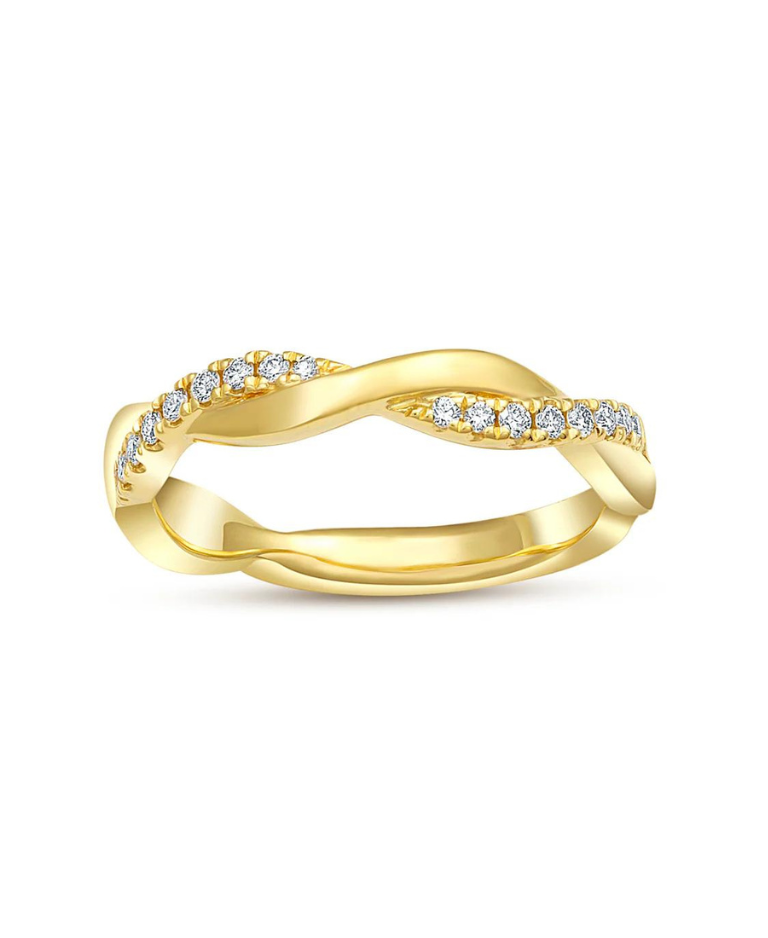 Twist Diamond Ring