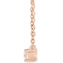 Lab-Grown Straight Baguette Diamond Necklace - Necklaces