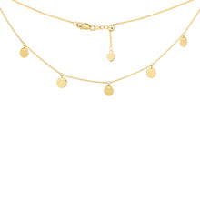 Gold Disc Choker - Necklace