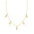 Gold Marquise Diamond Necklace - Necklace