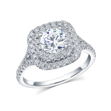 Double Halo Engagement Ring - Engagement Rings