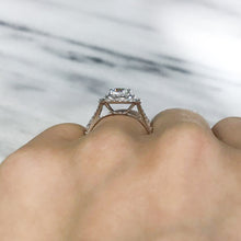 Double Halo Engagement Ring - Engagement Rings
