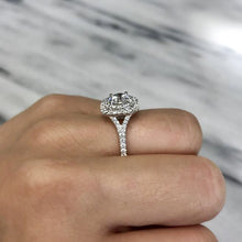 Double Halo Engagement Ring - Engagement Rings