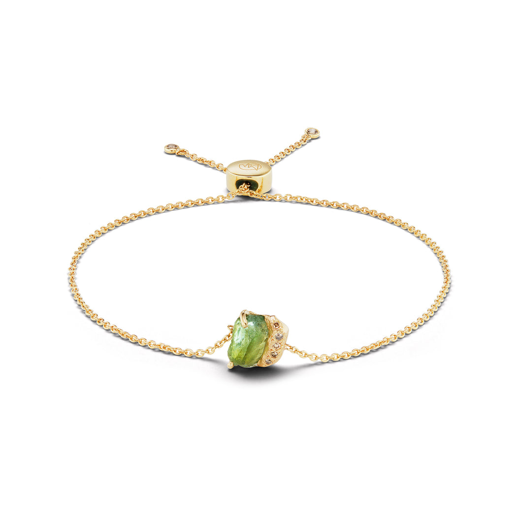 Green Beryl Gladwell Bracelet - Wrist