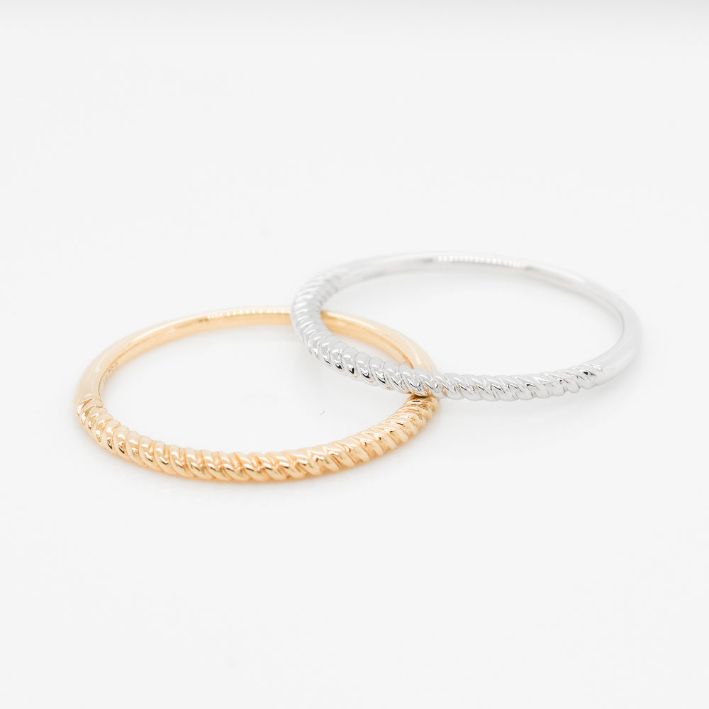 Thin Rope Stacking Ring - Rings