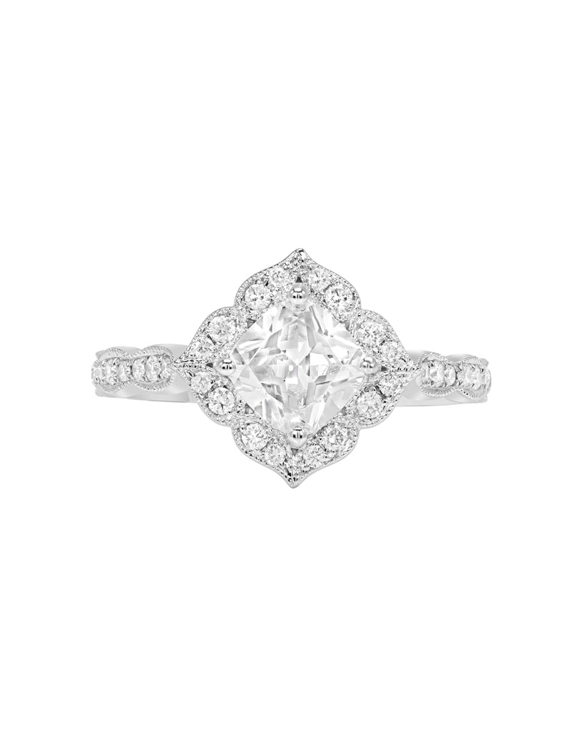 Vintage Inspired Diamond Ring - Rings