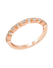 Milgrain Baguette Diamond Ring - Rings