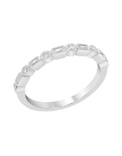 Milgrain Baguette Diamond Ring - Rings