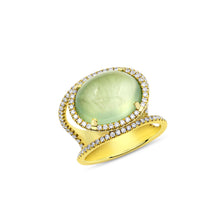 Green Bubble Diamond Ring - Ring