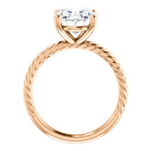 Rope Solitaire Ring - Rings