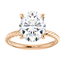 Rope Solitaire Ring - Rings