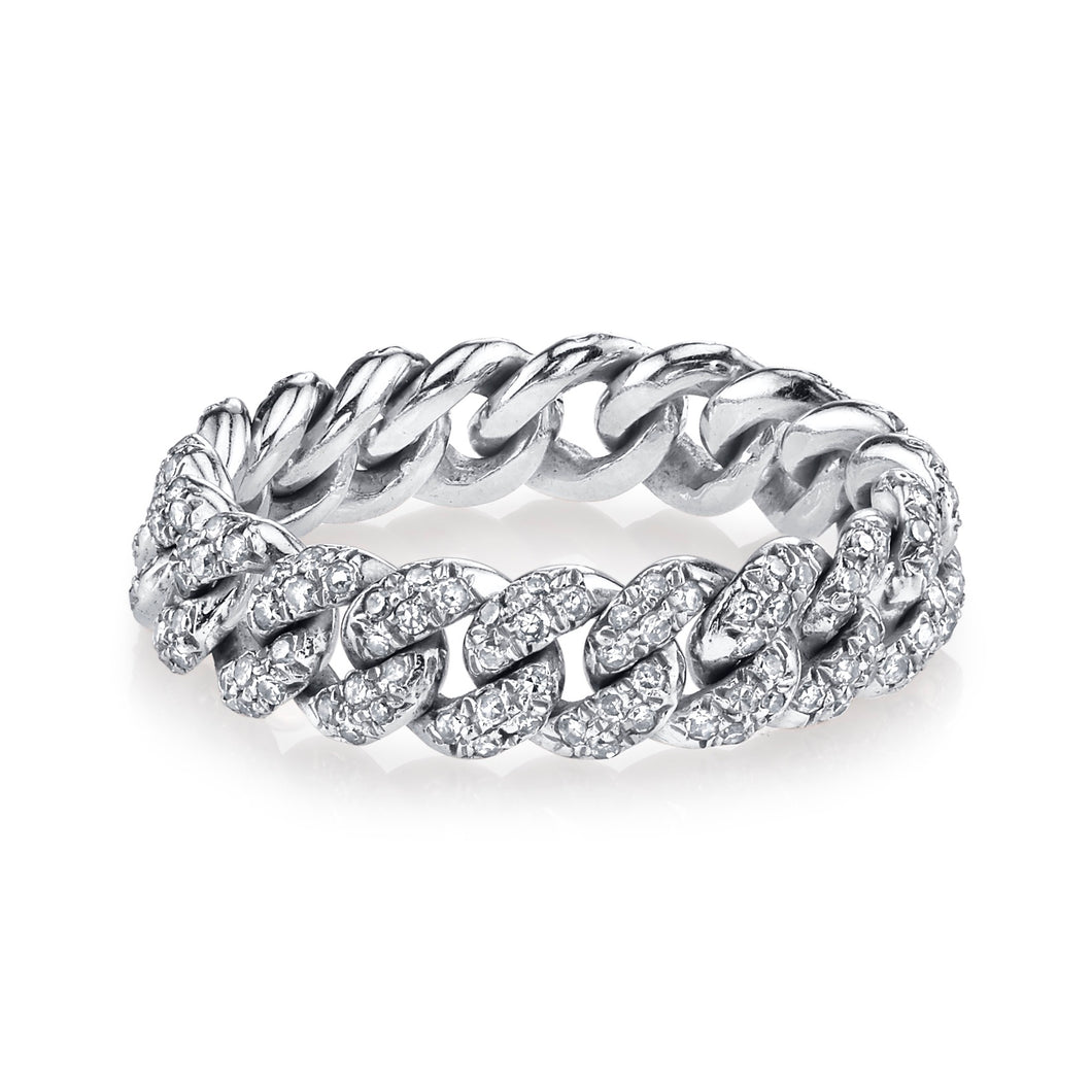 Diamond Cuban Link Ring - Rings