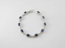 Princess Diana Sapphire Tennis Bracelet - Wrist